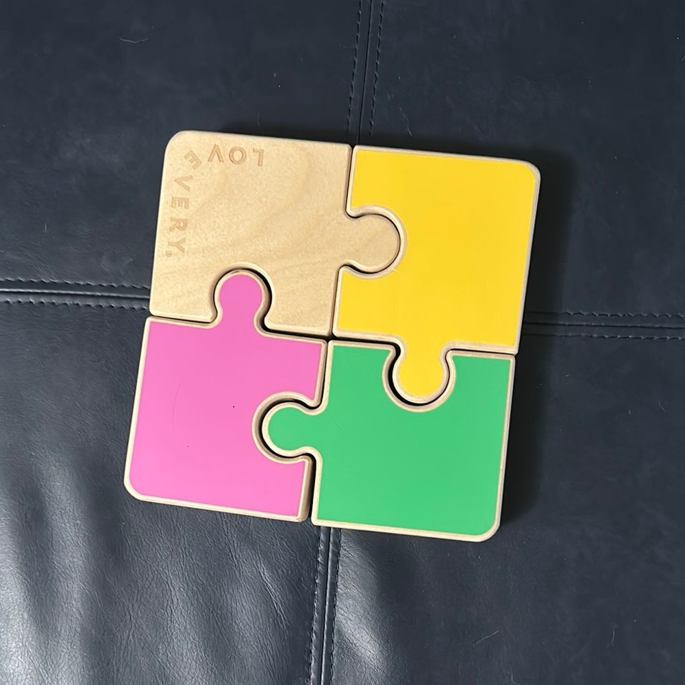 LOVEVERY Colorful Wooden Puzzle for Kids
